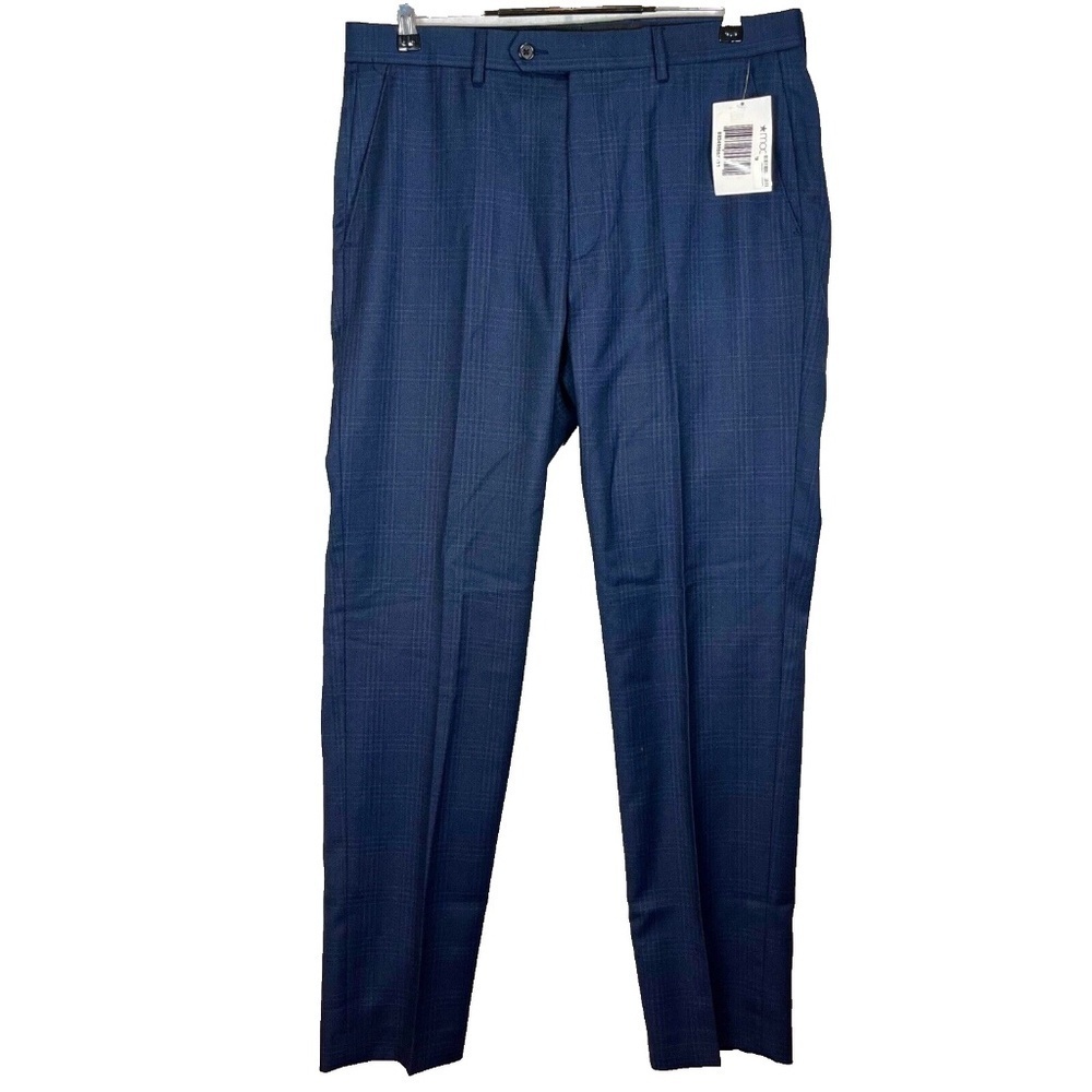 Lauren Ralph Lauren Men's Suit Trouser, Navy Plaid, Size 34x32, NWT $190